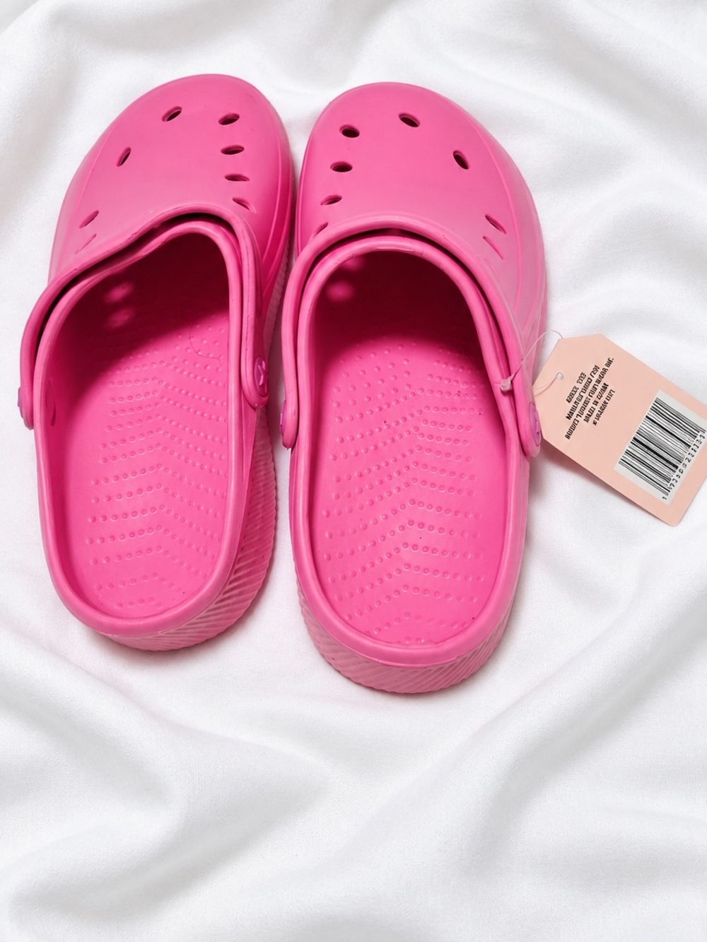 Women's Pink Lightweight Slip-On Mules